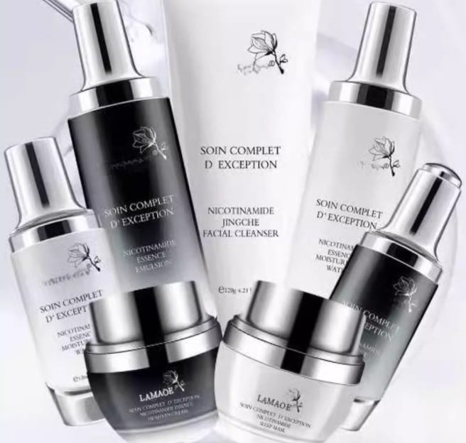 Skin care lotion set brightening repair moisturizing nourishing cosmetics genuine full set gift box